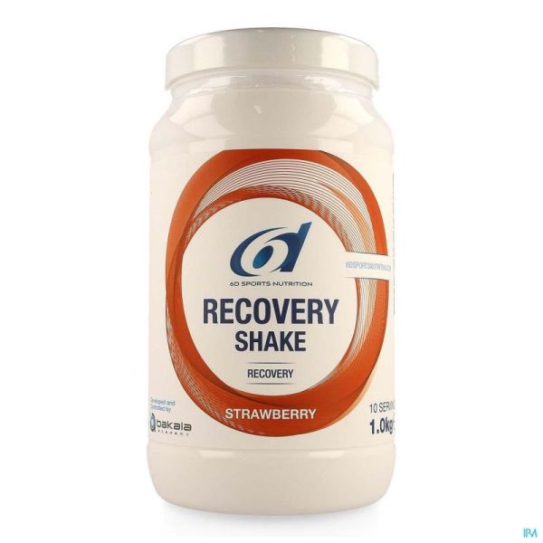 6d Sixd Recovery Shake Strawberry 1kg 