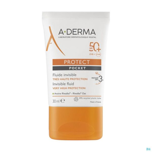 Aderma Protect Pocket Fluide Invisible Ip50+ 30ml