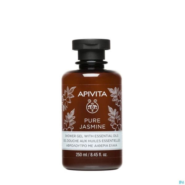 Apivita Pure Jasmine Shower Gel Essent. Oil 250ml
