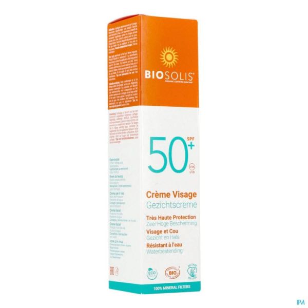 Biosolis Crème Visage Ip50+ 50ml