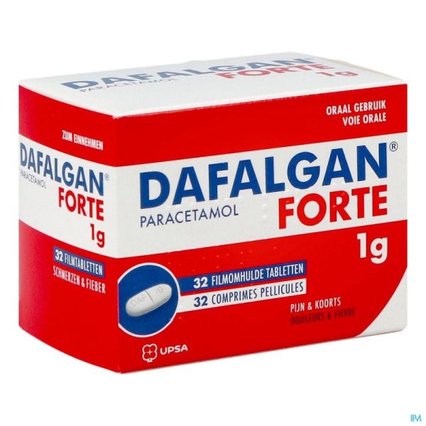 Dafalgan Forte 1Gr 32 Comprimés