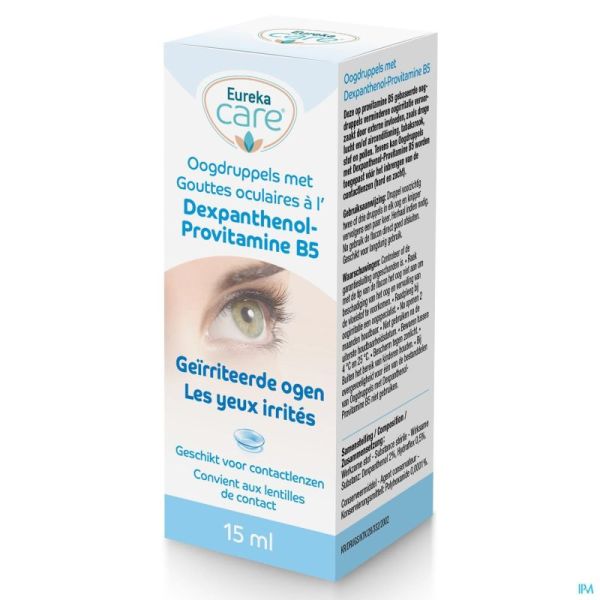 Eureka Care Collyr.yeux Irri.dexpanth.prov.b5 15ml