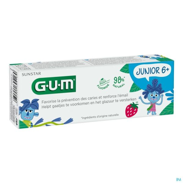 Gum Dentifrice Junior Ref 3004 7-12 Ans 50 Ml