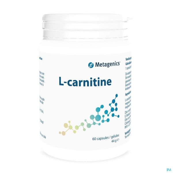 L-carnitine  60 V-gélules Metagenics