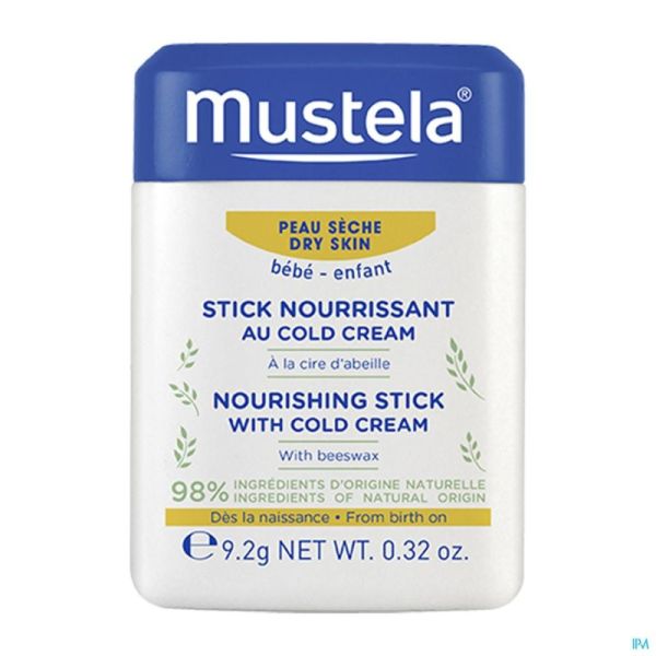 Mustela Peaux Sèches Stick Nourrissant Cold Cream 9,2g