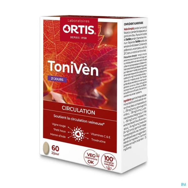 Ortis Toniven  Comprimés 4x15 Comprimés