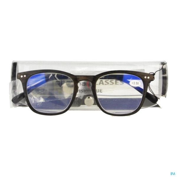 Pharmaglasses Visionblue Pc02 Lun.lect.+3.50 Brown