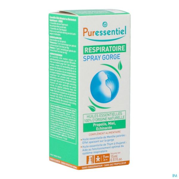 Puressentiel Respiration Spray Gorge