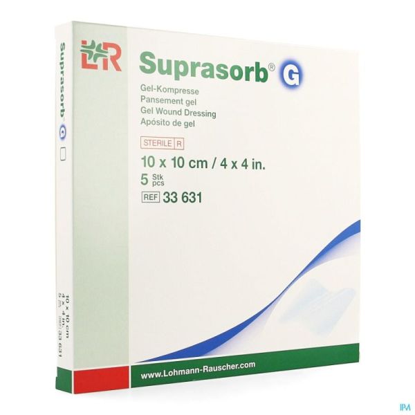 Suprasorb g Compresse New 10x 10cm 5 33631