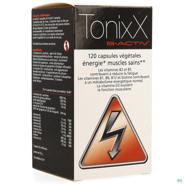 Tonixx B-activ Comprimés 120 