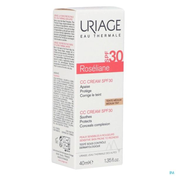 Uriage Roseliane Cc Crème Spf30 40 Ml