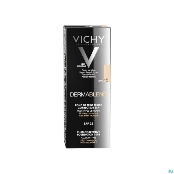 Vichy Fond de Teint Dermablend Fluide 35 Sand 30ml Nf