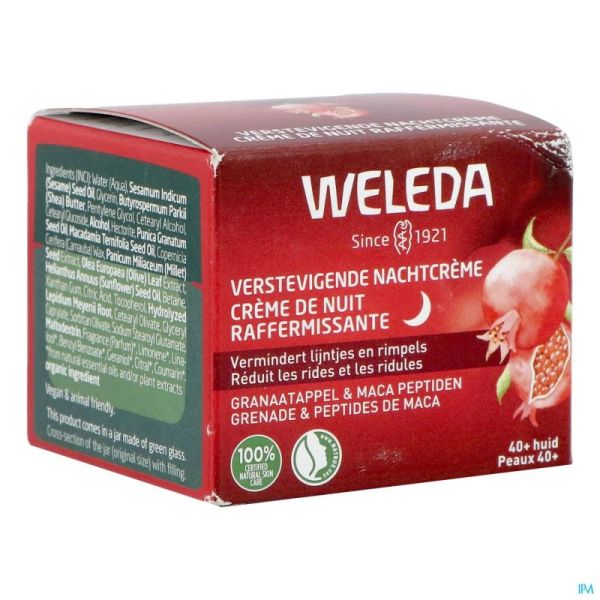 Weleda Crème Nuit Raffermissante Grenade&maca 40ml