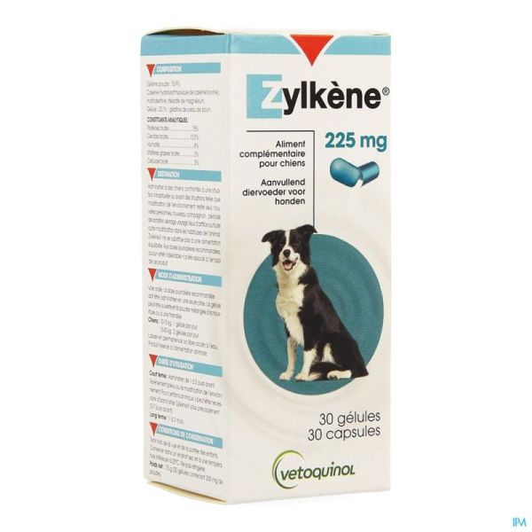 Zylkene Vétérinaire 10-20kg 30 Comprimés 225 Mg