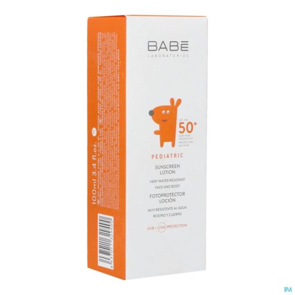 Babé Pédiatrique Lait Solaire Bébé Ip50+ 100ml