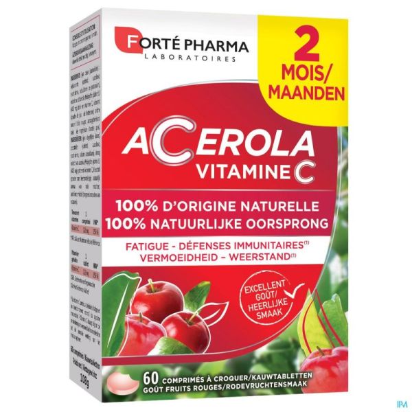 Energie Power Acerola Forte Pharma  60 Comprimés