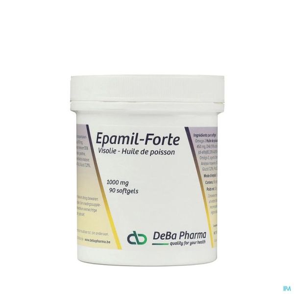 Epamil Huile De Saumon Forte Deba 90 Cap