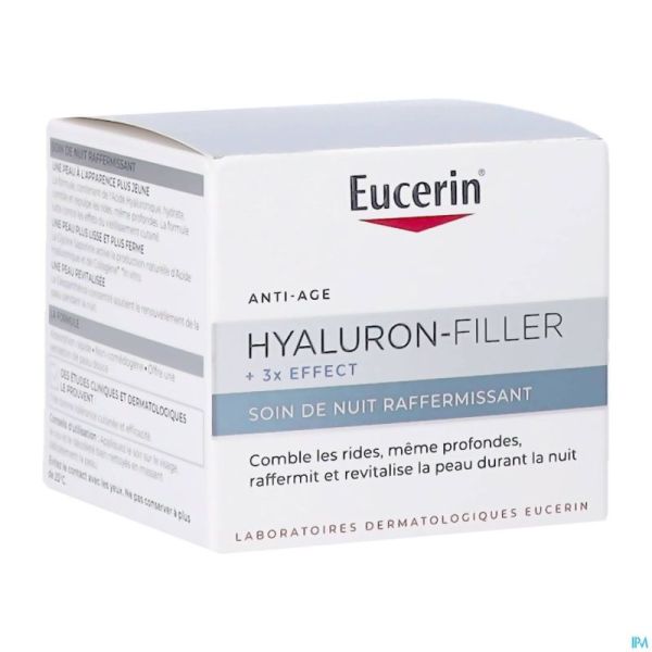 Eucerin Hyaluron Filler X3 Effervescents.soin Nuit Raff.50ml