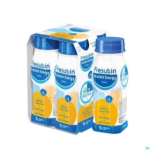 Fresubin Protein Energy Fruits Tropicaux 4x200 Ml