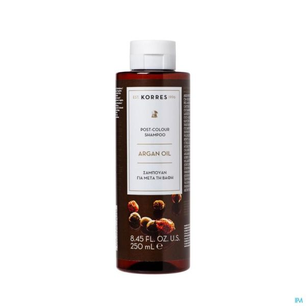 Korres Shampooing Post Coloration à l'Huile d'Argan 250ml