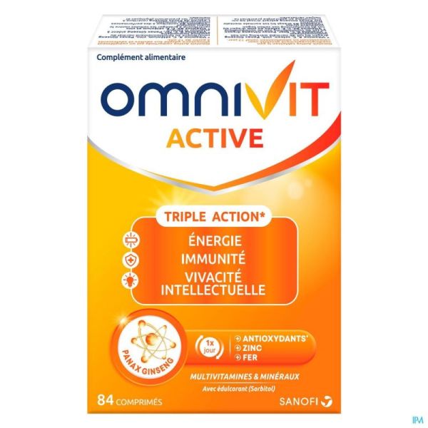 Omnivit Active Comprimés 84