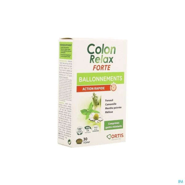 Ortis Colon Relax Forte Comprimés 30
