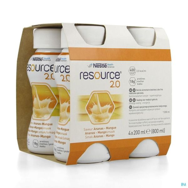 Resource 2.0 Drink Ananas-mangue 200 Ml