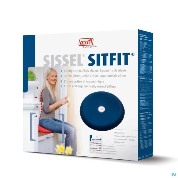 Sissel Sitfit Coussin Ballon Diam.33cm Noir