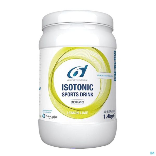 6d Sixd Isotonic Sports Drink Lemon Lime 1,4kg