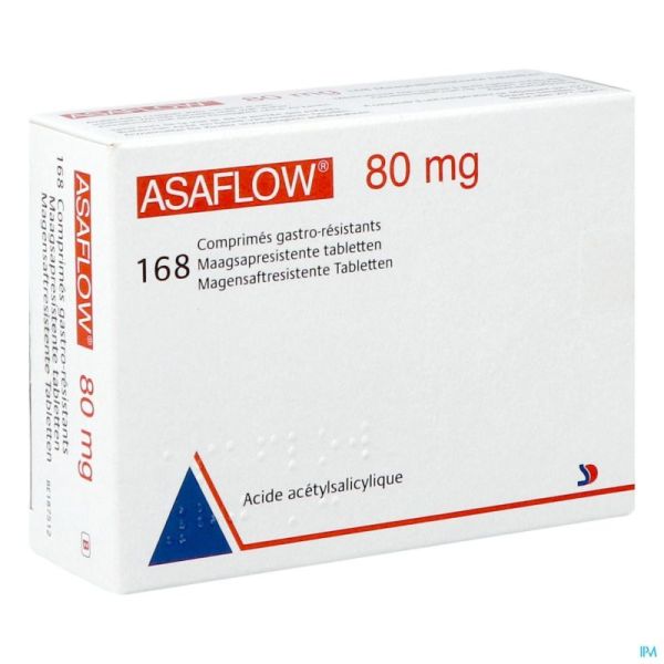 Asaflow 168 Comprimés 80 Mg