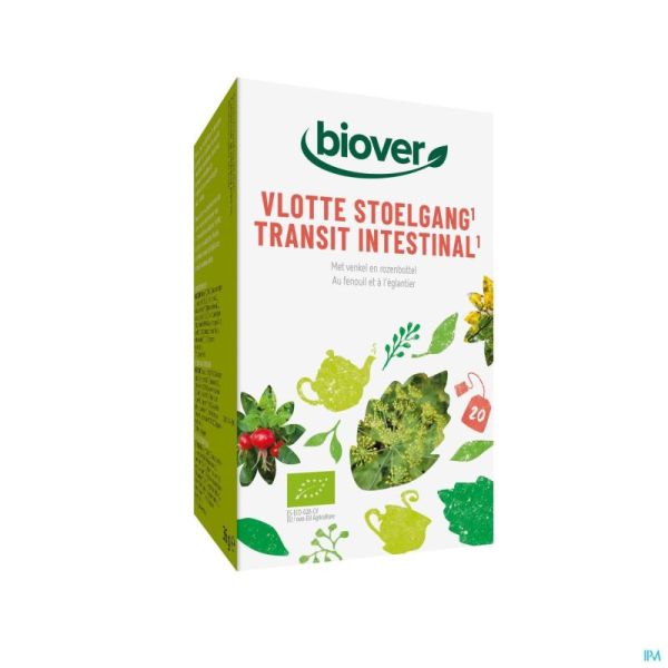 Biover Infusettes Bio Ventre Plat Sachets 20
