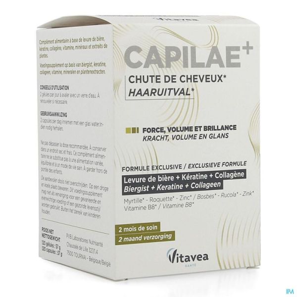 Capilae+ Chute des Cheveux 120 Gélules