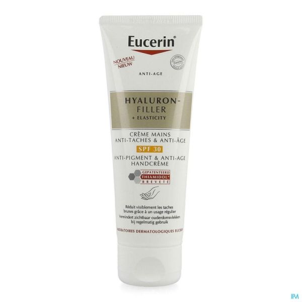 Eucerin Hyaluron Filler+ Crème pour les Mains Ip30 75ml