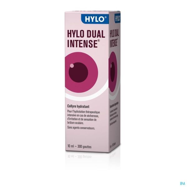 Hylo Dual Intense Gouttes Oculaires 10ml