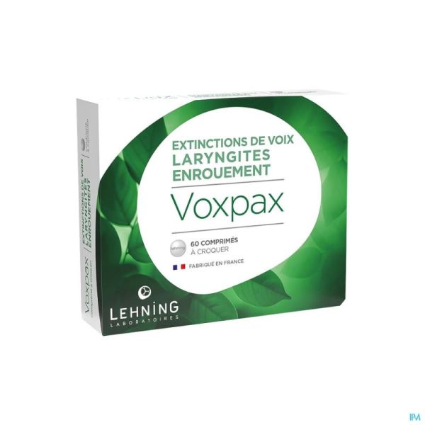 Lehning Voxpax 60 Comprimés
