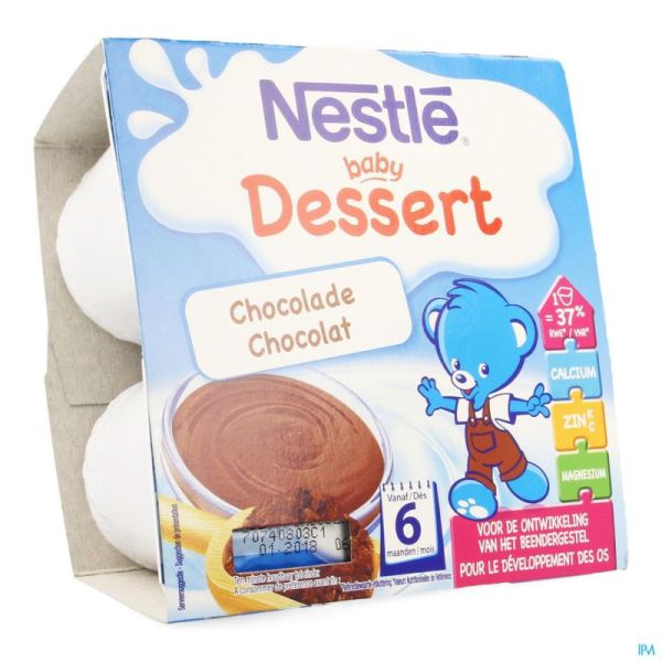 Nestle Baby Dessert Chocolat Pot 4x100g