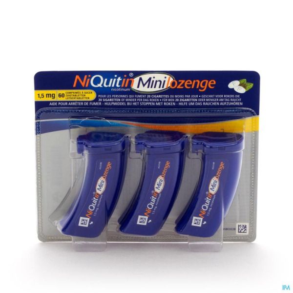 Niquitin Lozenge Mini 60 Comprimés 1,5 Mg