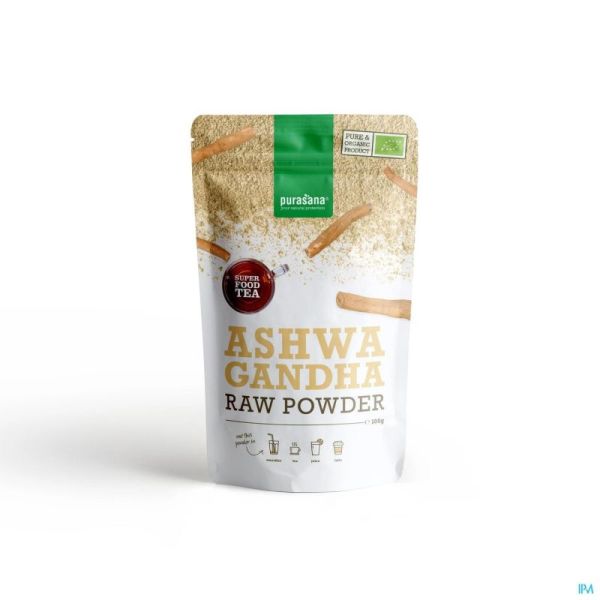 Purasana Superfoods Poudre Ashwagandha Bio 100g