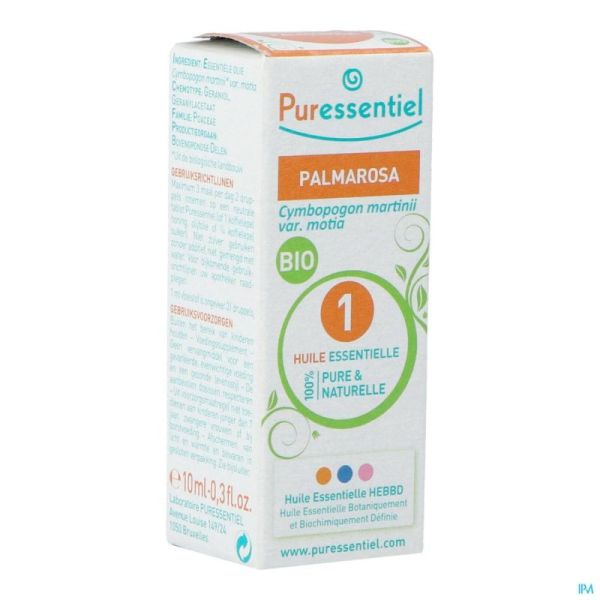 Puressentiel Expert Palmarosa Bio Huile Essentielle 10 Ml