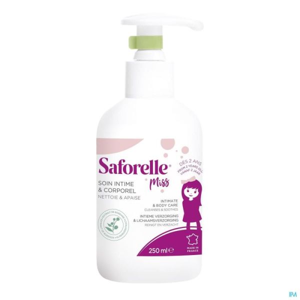 Saforelle Miss Soin Intime Corporel Flacon 250ml