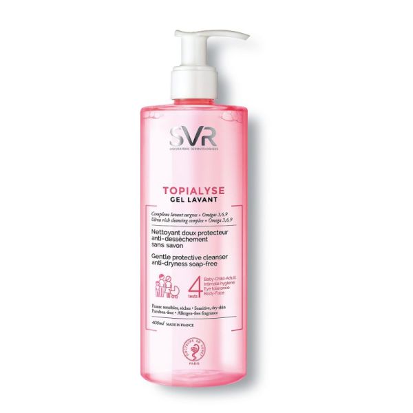 SVR Topialyse Gel Lavant 400ml