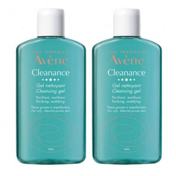 Avene Cleanance Gel Nettoyant 200ml Promo Duo 1+1