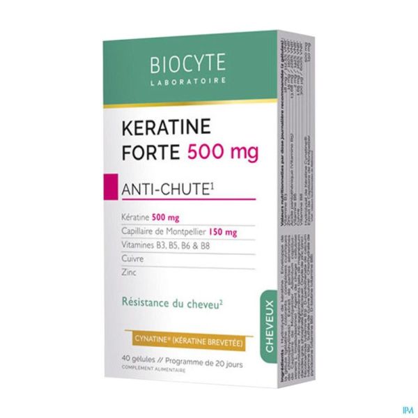 Biocyte Keratine Forte Anti-chute Gélules 40