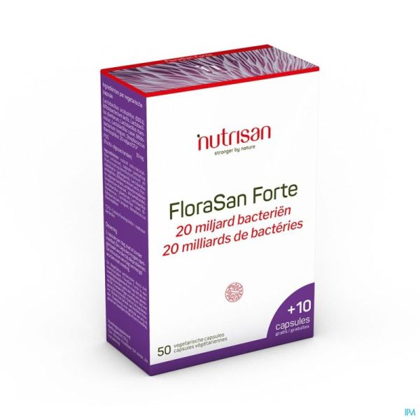 Florasan Forte V-gélules 50+10 Nutrisan