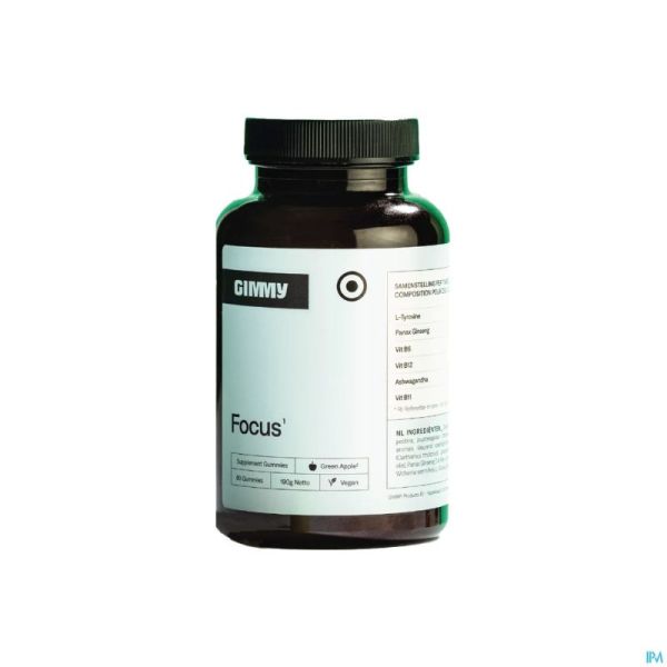 Gimmy Focus Vitamines Gommes 60
