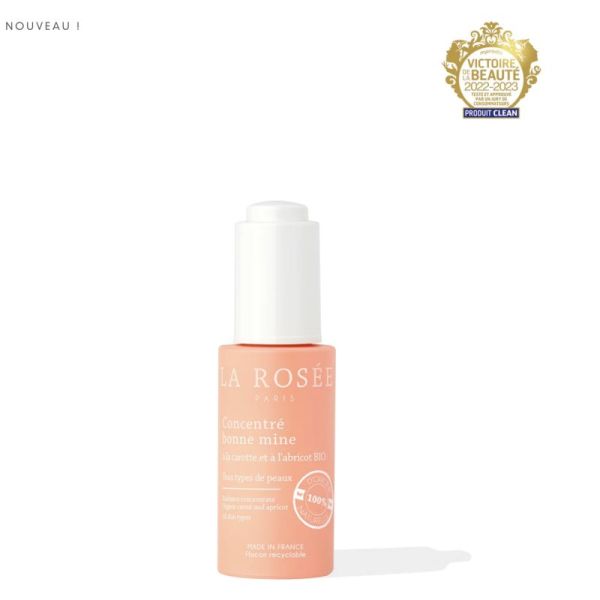 La Rosée Concentré Bonne Mine Carotte Abricot Bio 30ml