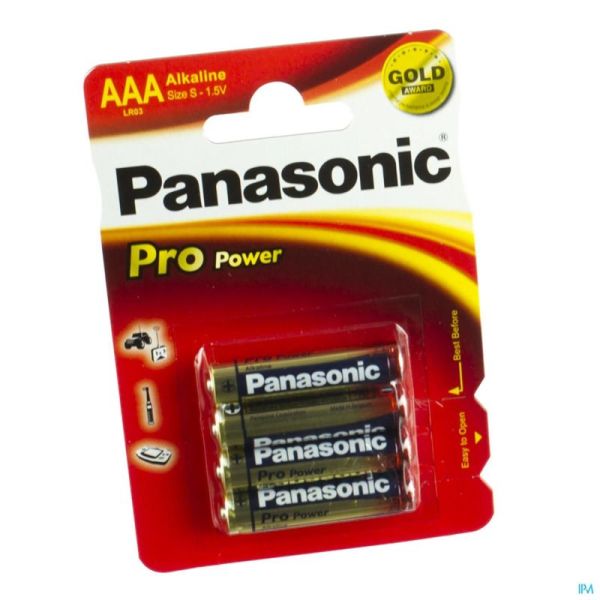 Panasonic Lr03 1x4 Aaa Batteries
