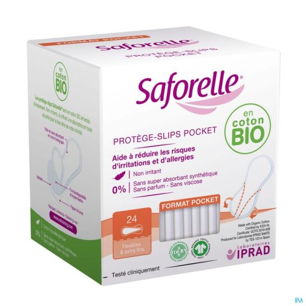 Saforelle Protège-Slips Format Pocket 24