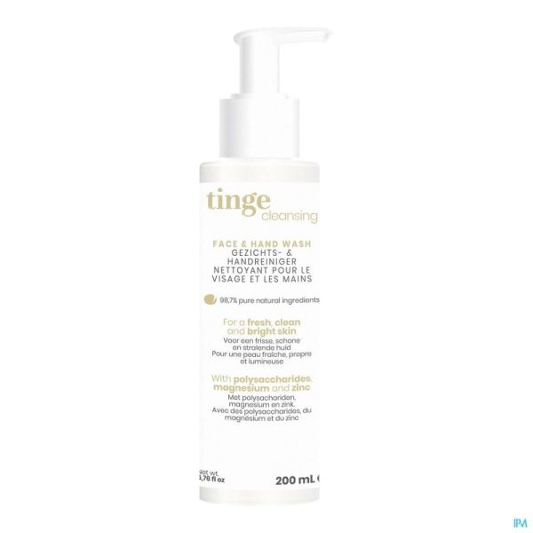 Tinge Nettoyant Visage-mains 200ml