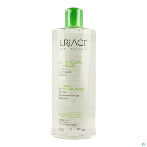 Uriage Eau Micellaire Thermale Peaux Mixtes et Grasses 500 Ml